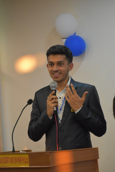 Nabin Paudel Public Speaking Image